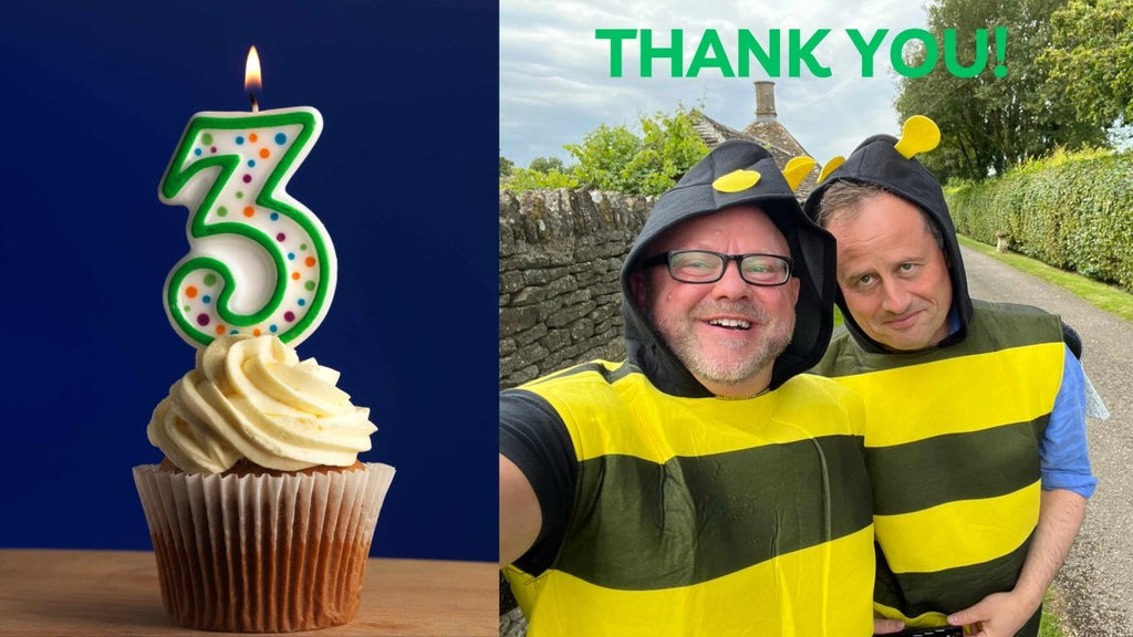 3 years - bees, micro-batches, Diary of CEO and our first award... - Russell and Atwell