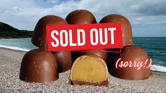 "It's like a posh fresh Rolo" - NEW Butter Toffee with Oak Smoked Dorset Sea Salt Micro-Batch - Russell and Atwell