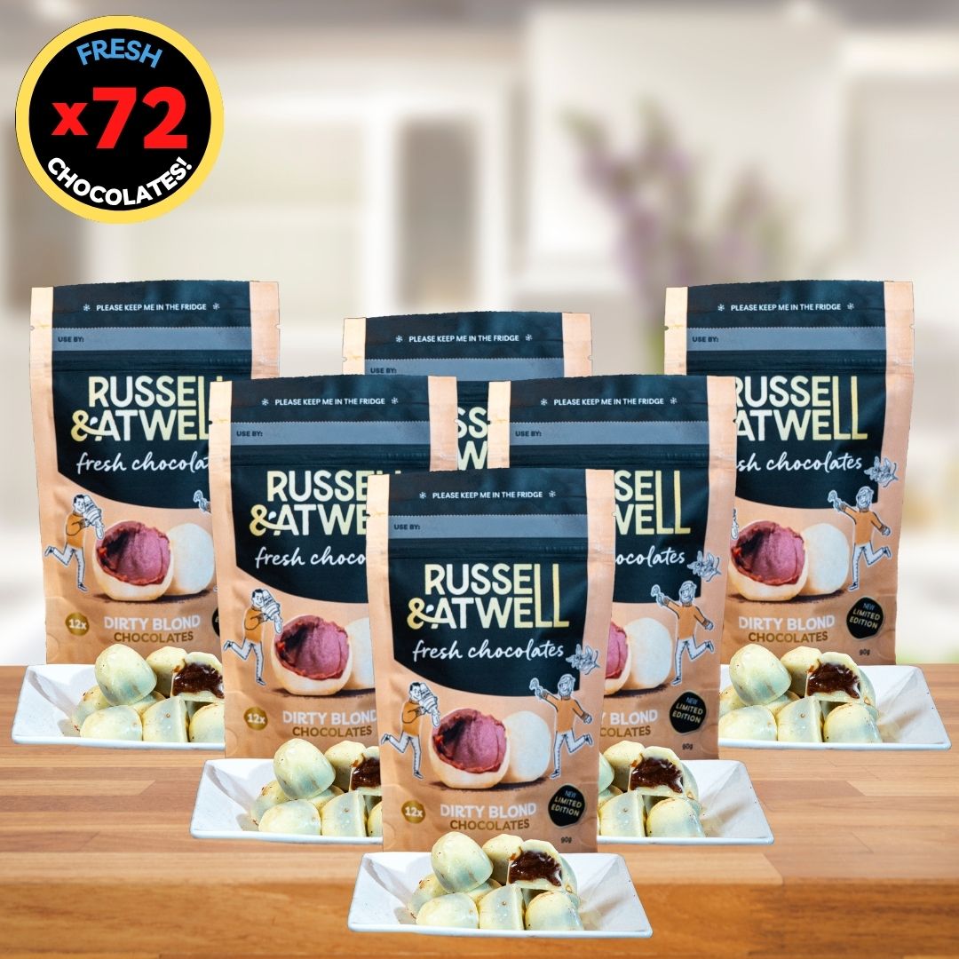 6 - Pack Dirty Blond - Russell and Atwell