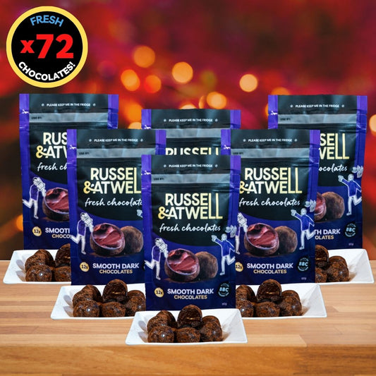 Russell & Batwell chocolate packages