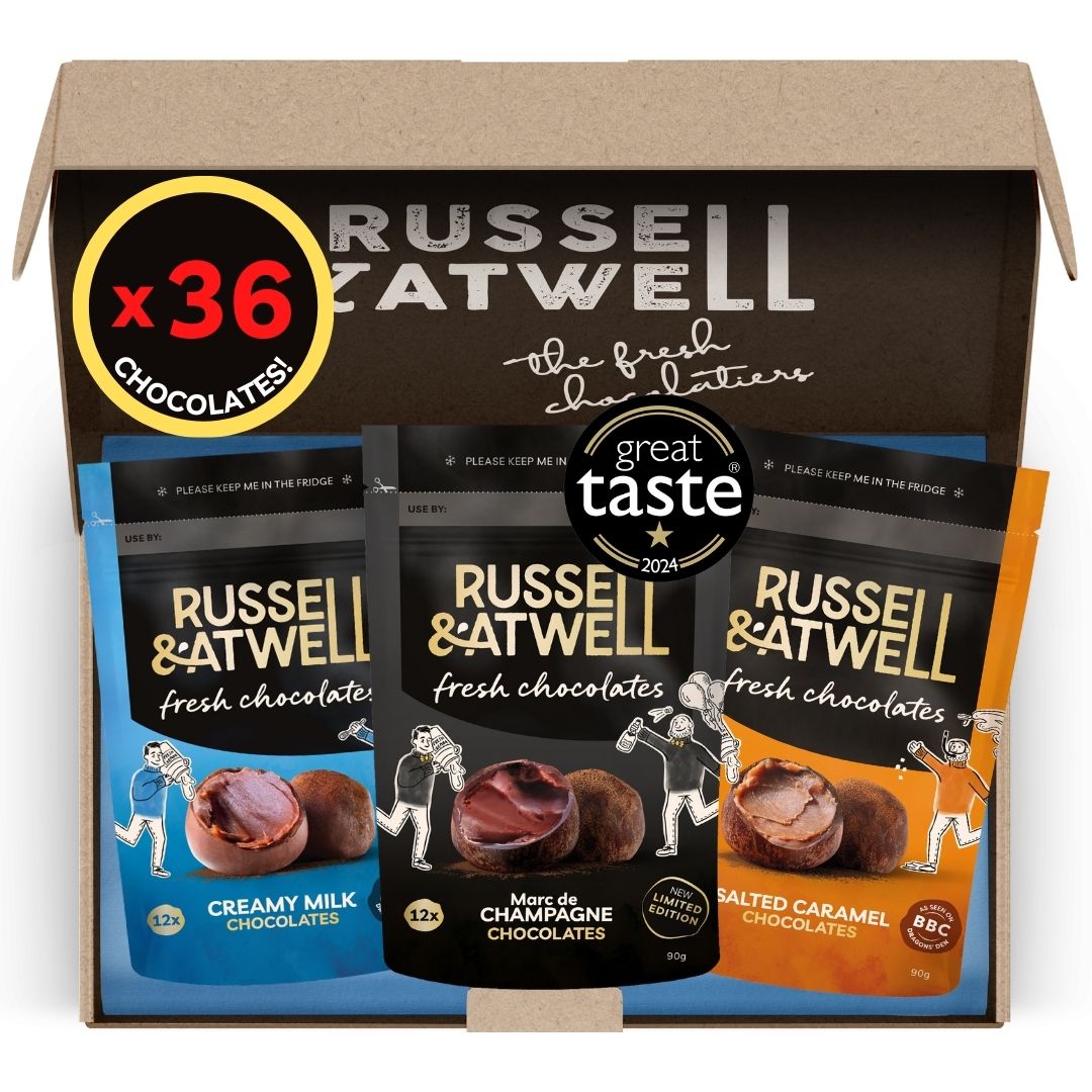 Champagne Monty Fresh Chocolate 3 - Pack - Russell and Atwell