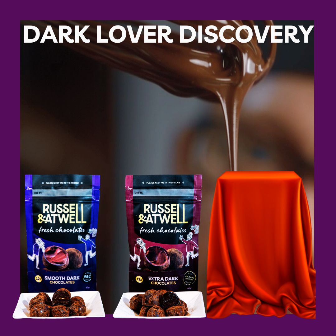 Discovery Dark 3 - Pack 60 day Chocolate subscription - Russell and Atwell