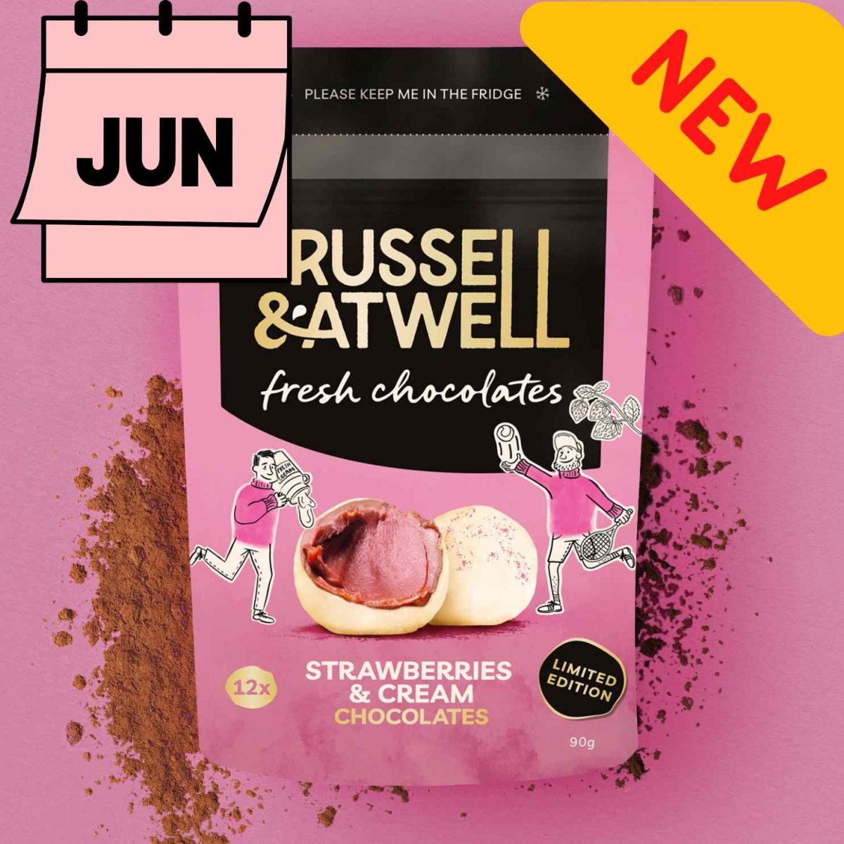 Discovery Milk 3 - Pack 60 day Chocolate subscription - Russell and Atwell
