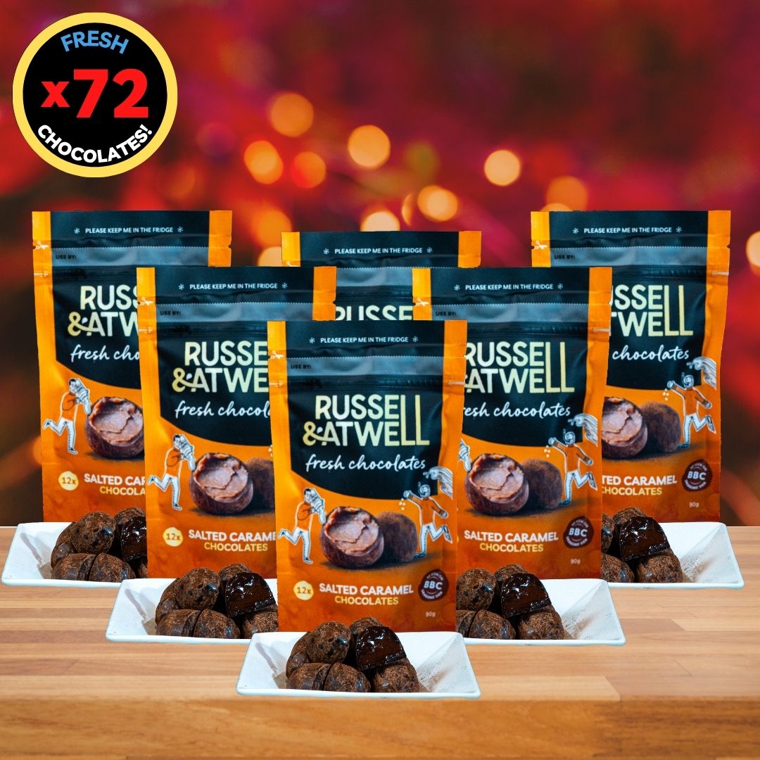 Salted Caramel Santa 6 - Pack - Russell and Atwell