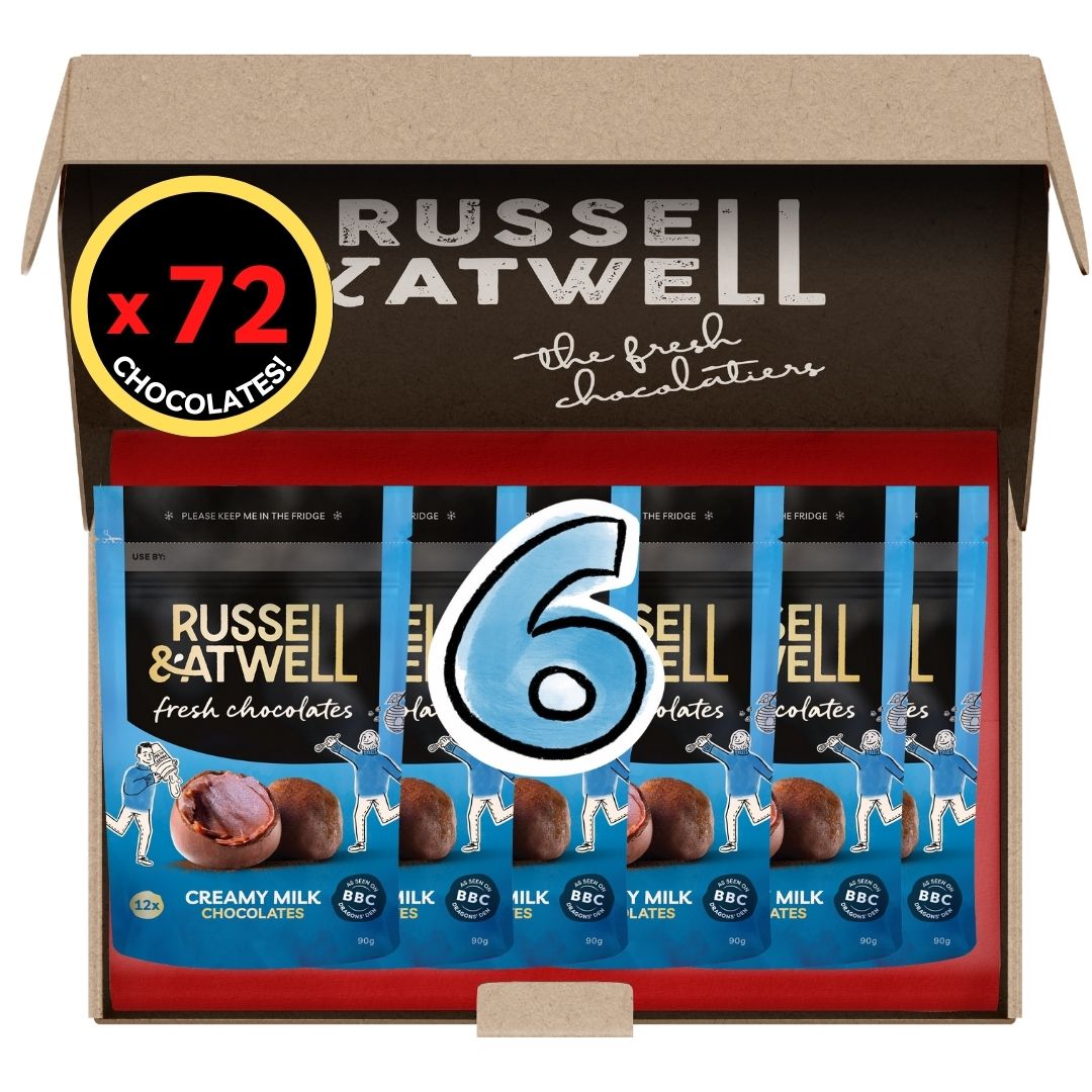 Santa Creamy Milk 6 - Pack - Russell and Atwell