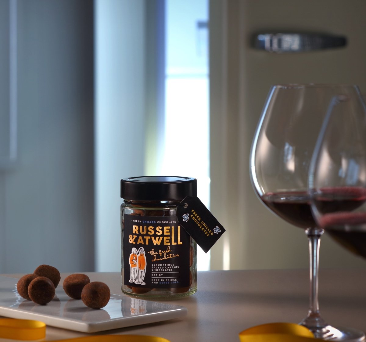 Smooth Dark & Champagne Refillable Twin Jar Pack - Russell and Atwell