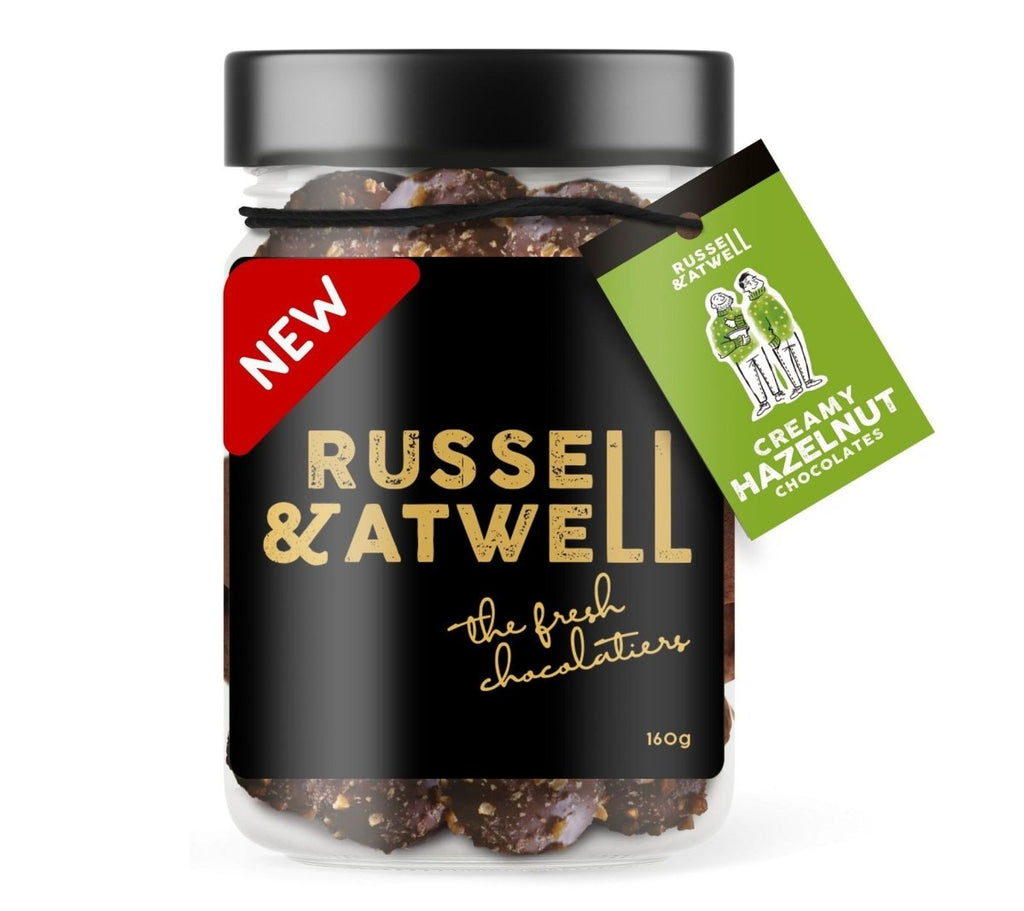 Hazelnut & Milk Refillable Twin Jar Pack - Russell and Atwell