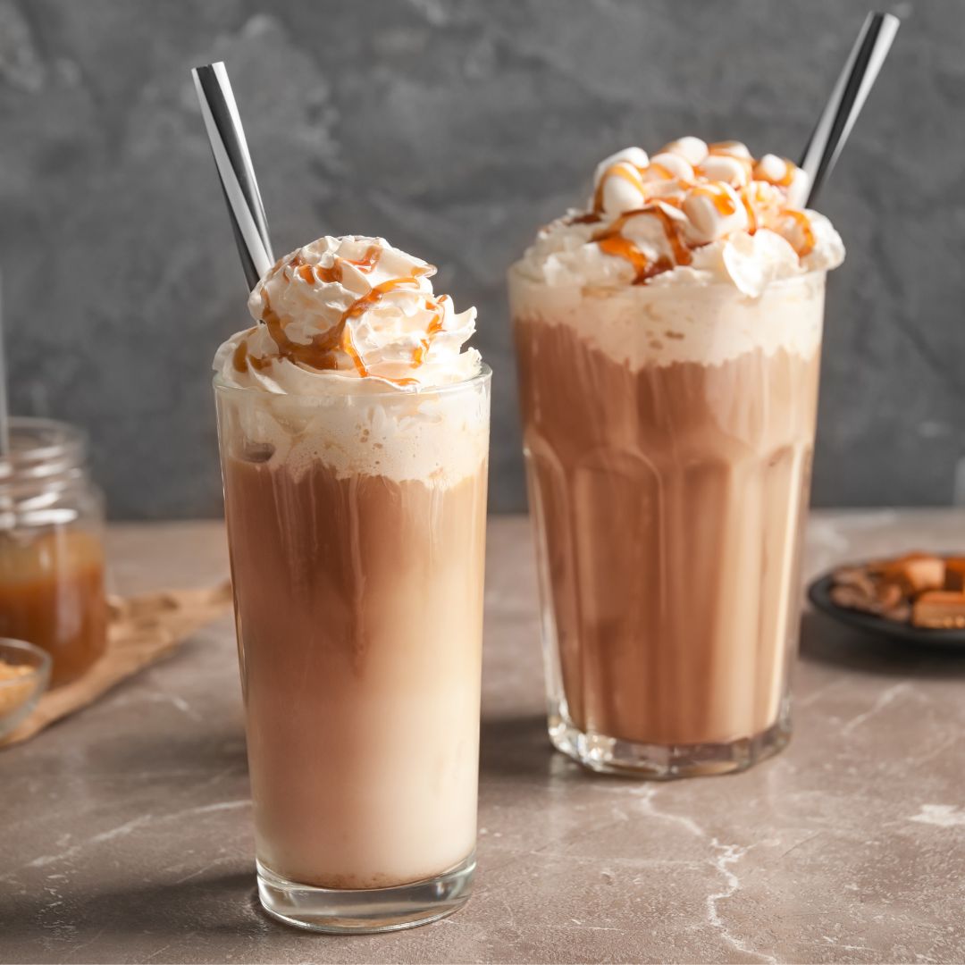 iced chocolate frappe