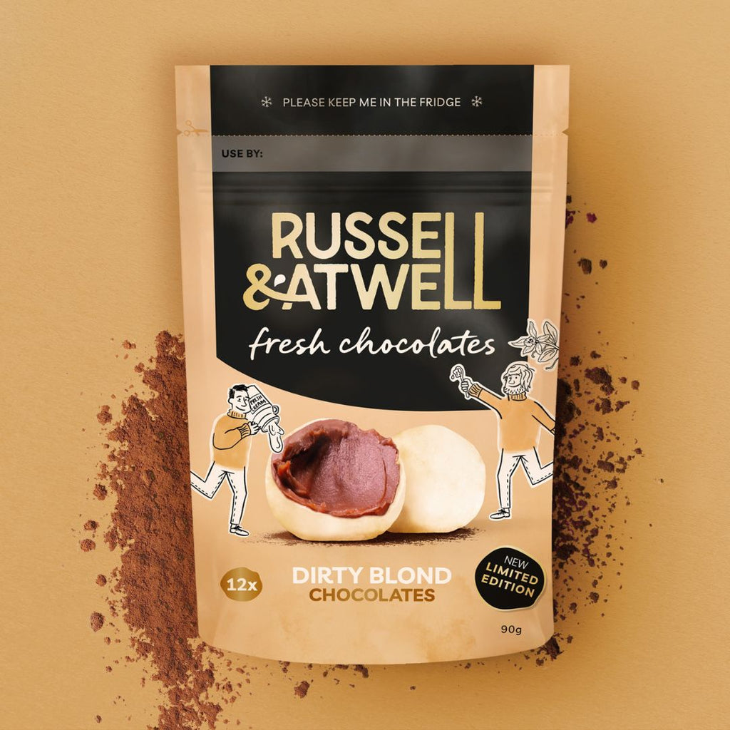 NEW Dirty Blond chocolates - Russell and Atwell