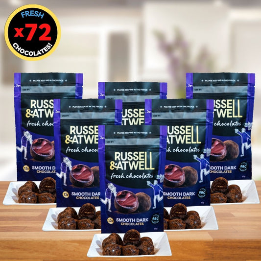 6 - Pack Smooth Dark - Russell and Atwell