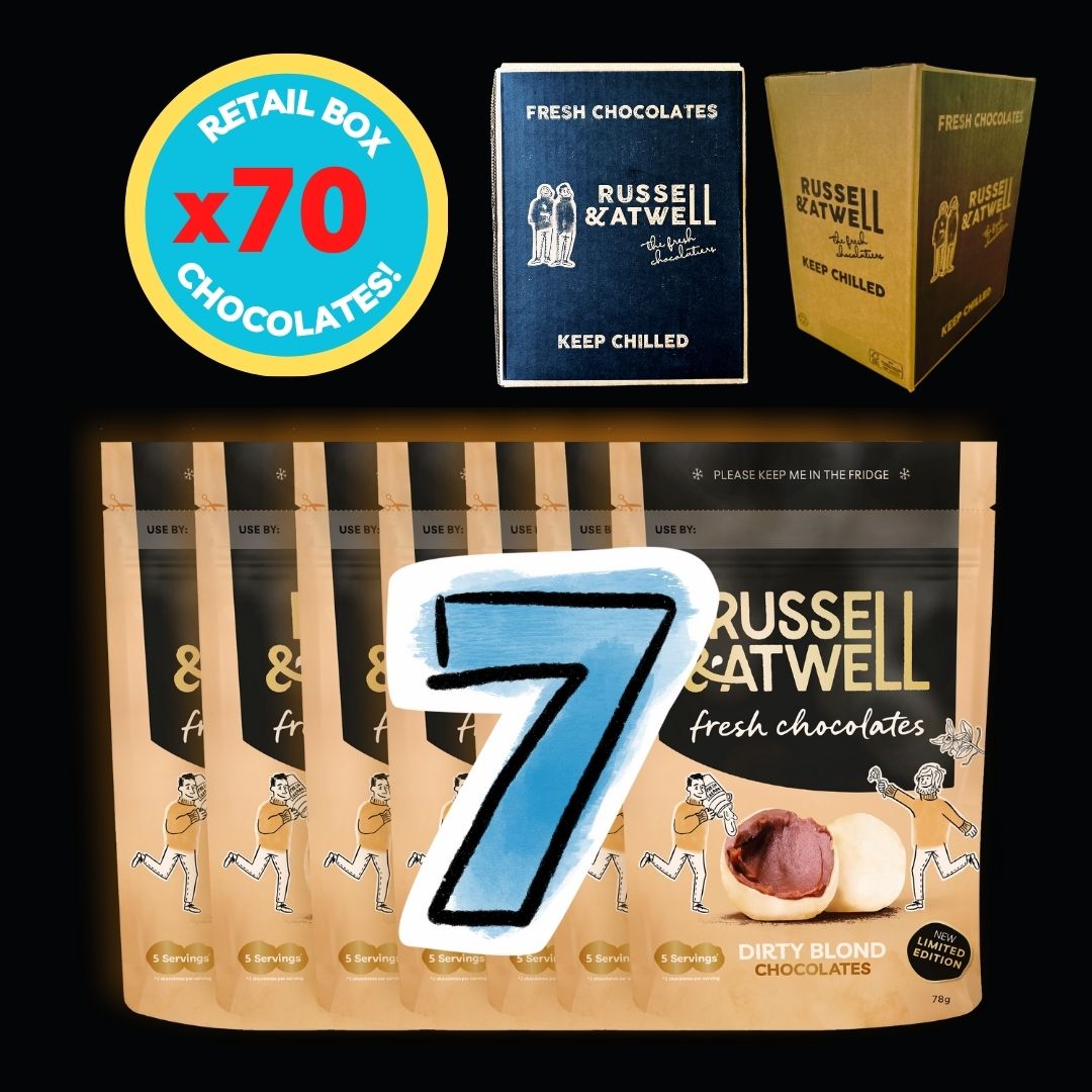 7-Pack Retail Dirty Blond - Russell and Atwell