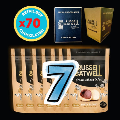 7-Pack Retail Dirty Blond - Russell and Atwell