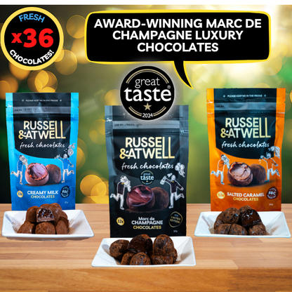 Festive Champagne Monty Fresh Chocolate 3-Pack