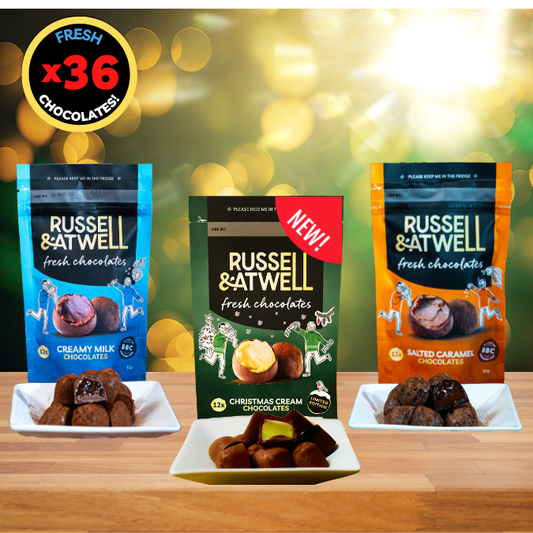 NEW Festive Monty Fresh Chocolate 3-Pack
