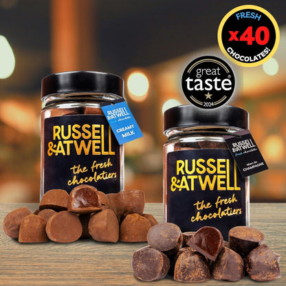 Creamy Milk & Award-Winning Marc De Champagne 2-Jar Box