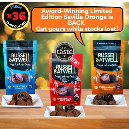 Festive Orange Monty Fresh Chocolate 3-Pack
