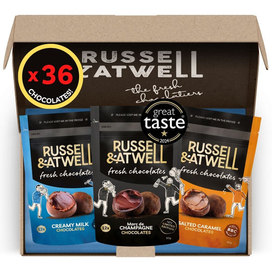Champagne Monty Fresh Chocolate 3 - Pack - Russell and Atwell
