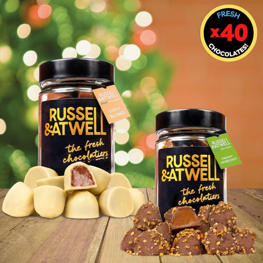 Cracking Hazelnut and Dirty Blond 2 - Jar Box - Russell and Atwell