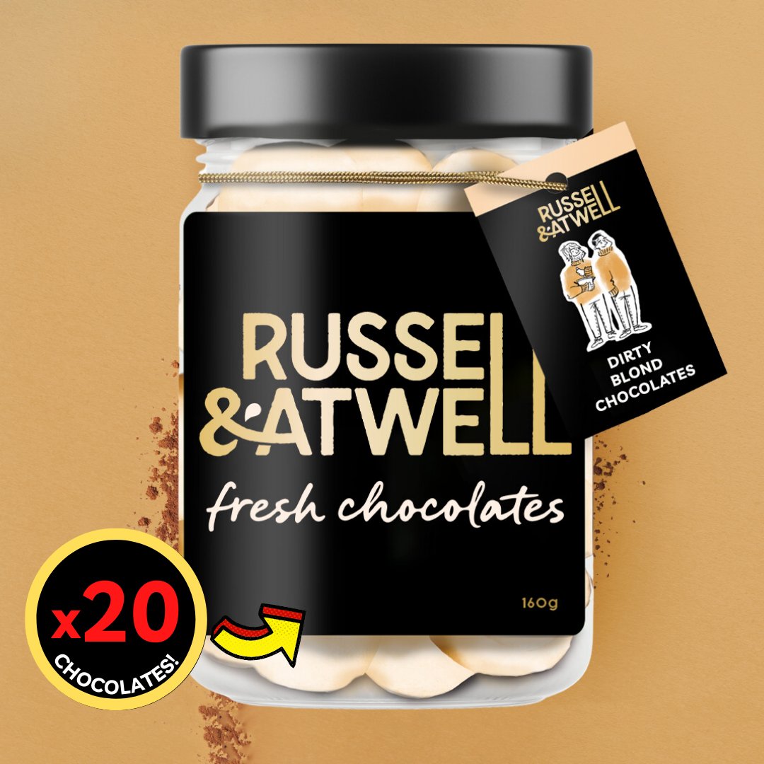Cracking Hazelnut and Dirty Blond 2 - Jar Box - Russell and Atwell
