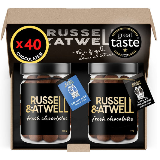 Creamy Milk & Marc De Champagne2 - Jar Box - Russell and Atwell