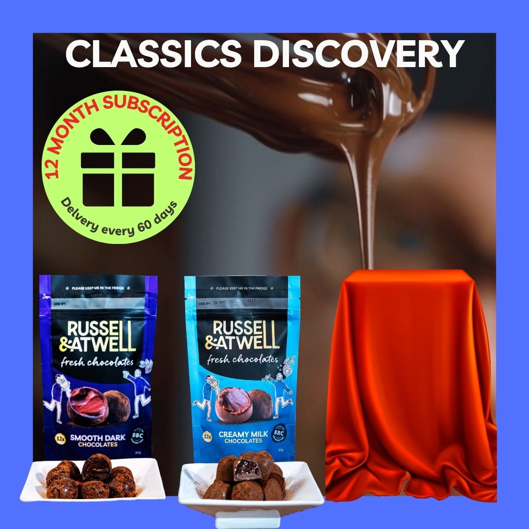 Discovery Classics 3-Pack 12-Month Chocolate subscription - Russell and Atwell