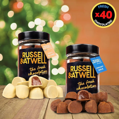 Festive Creamy Milk & Dirty Blond 2 - Jar Box - Russell and Atwell