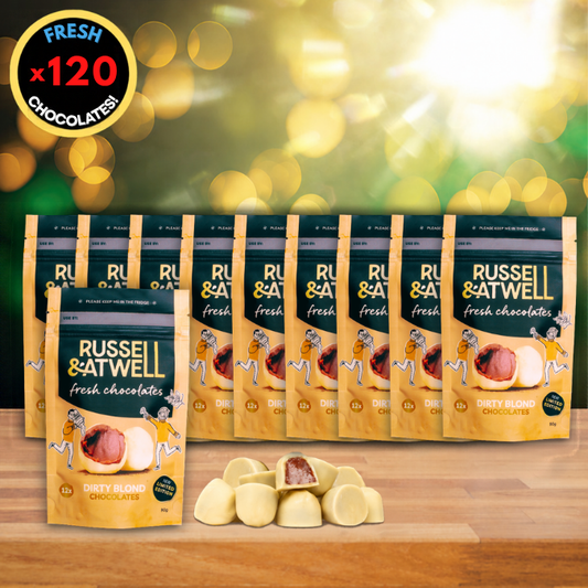 Festive Dirty Blond Party 10-Pack - Russell and Atwell