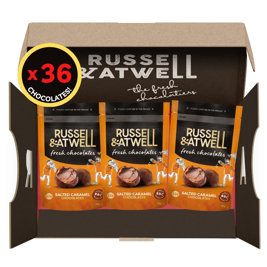 Festive Salted Caramel Triple - Pack - Russell and Atwell