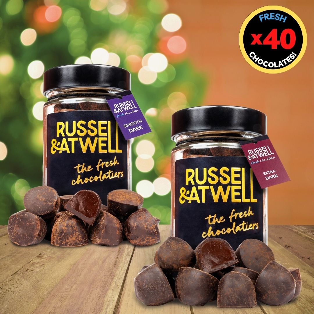 Festive Smooth Dark & Extra Dark 2 - Jar Box - Russell and Atwell