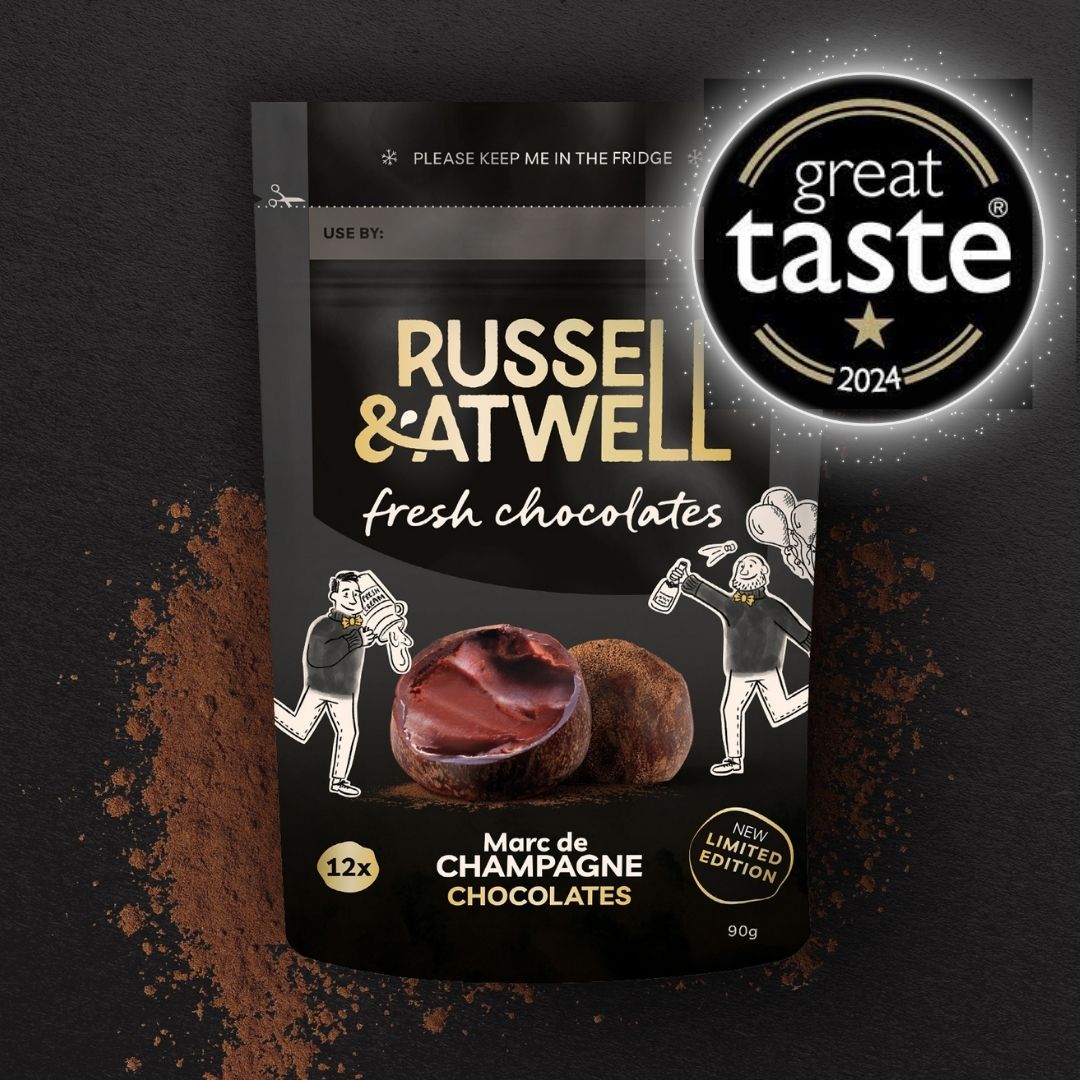 Milk/Dark Marbled Easter Egg Maxi Monty Lux - Russell and Atwell