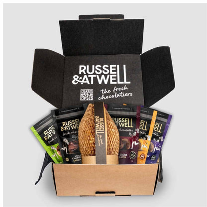 Milk/Dark Marbled Easter Egg Maxi Monty Lux - Russell and Atwell