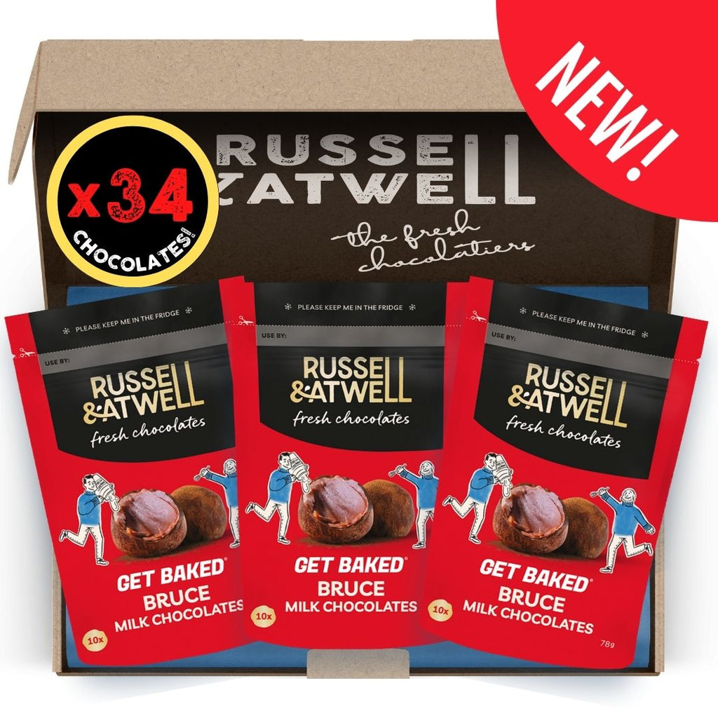 NEW Bruce Triple Fresh Chocolate 3-Pack - Russell and Atwell