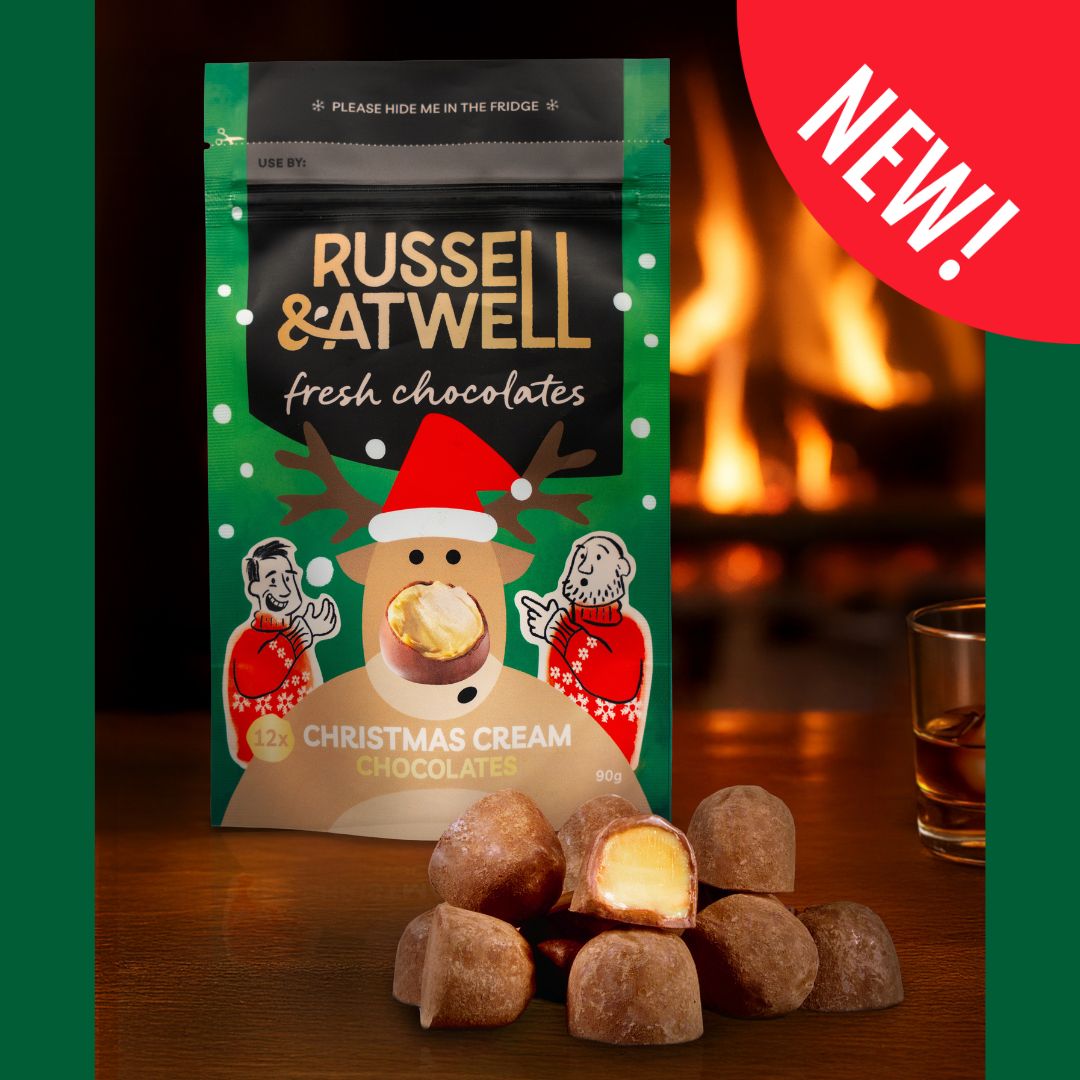 NEW Christmas Monty LUX Fresh Chocolate 3 - Pack - Russell and Atwell