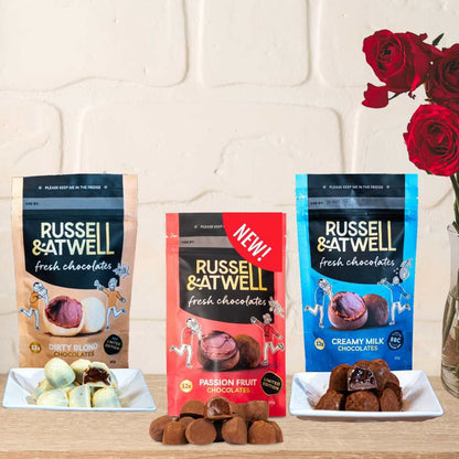 NEW Love Monty Fresh Chocolate 3 - Pack - Russell and Atwell