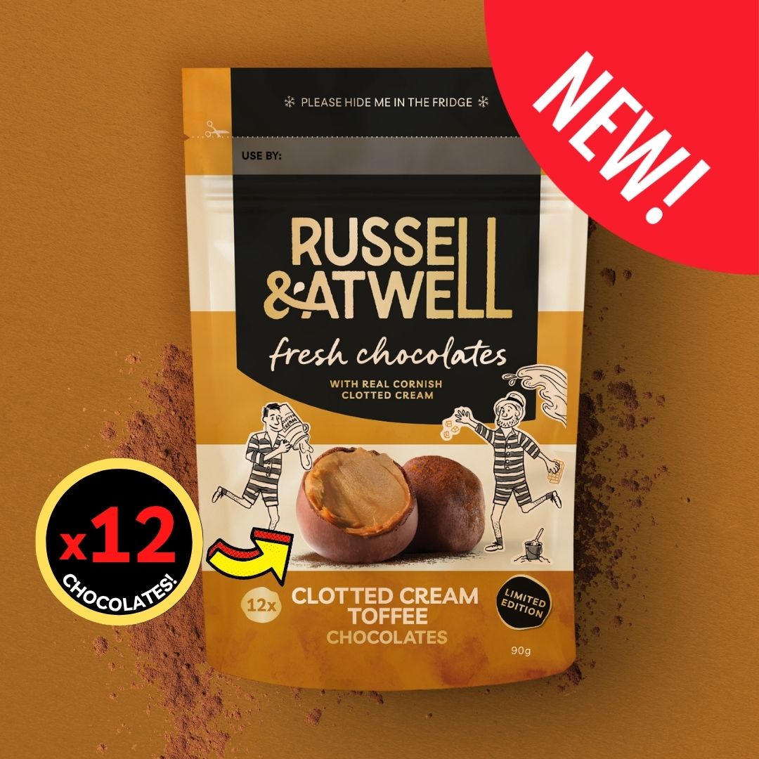 NEW Ltd Edition Clotted Cream Toffee - Russell and Atwell