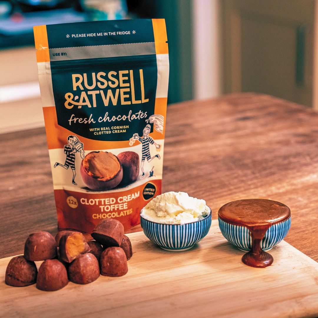 NEW Ltd Edition Clotted Cream Toffee - Russell and Atwell