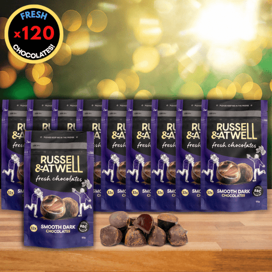 Smooth Dark Party 10-Pack - Russell and Atwell