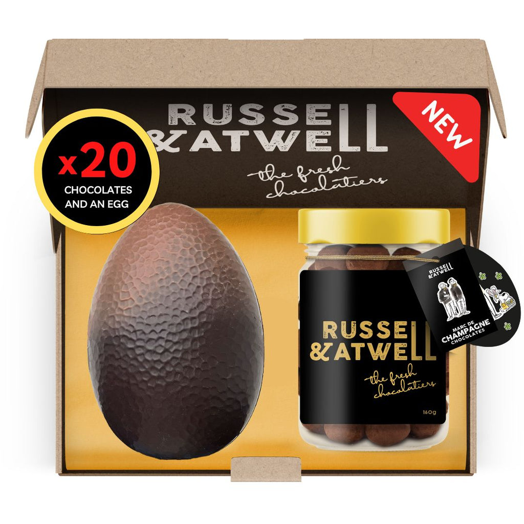 Easter Egg and Marc De Champagne Jar Pack - Russell and Atwell