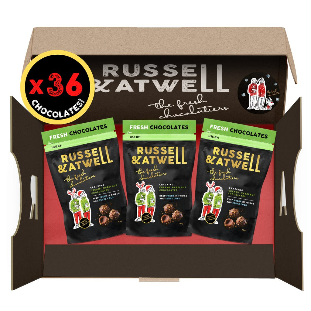Festive Cracking Hazelnut Triple-Pack - Russell and Atwell