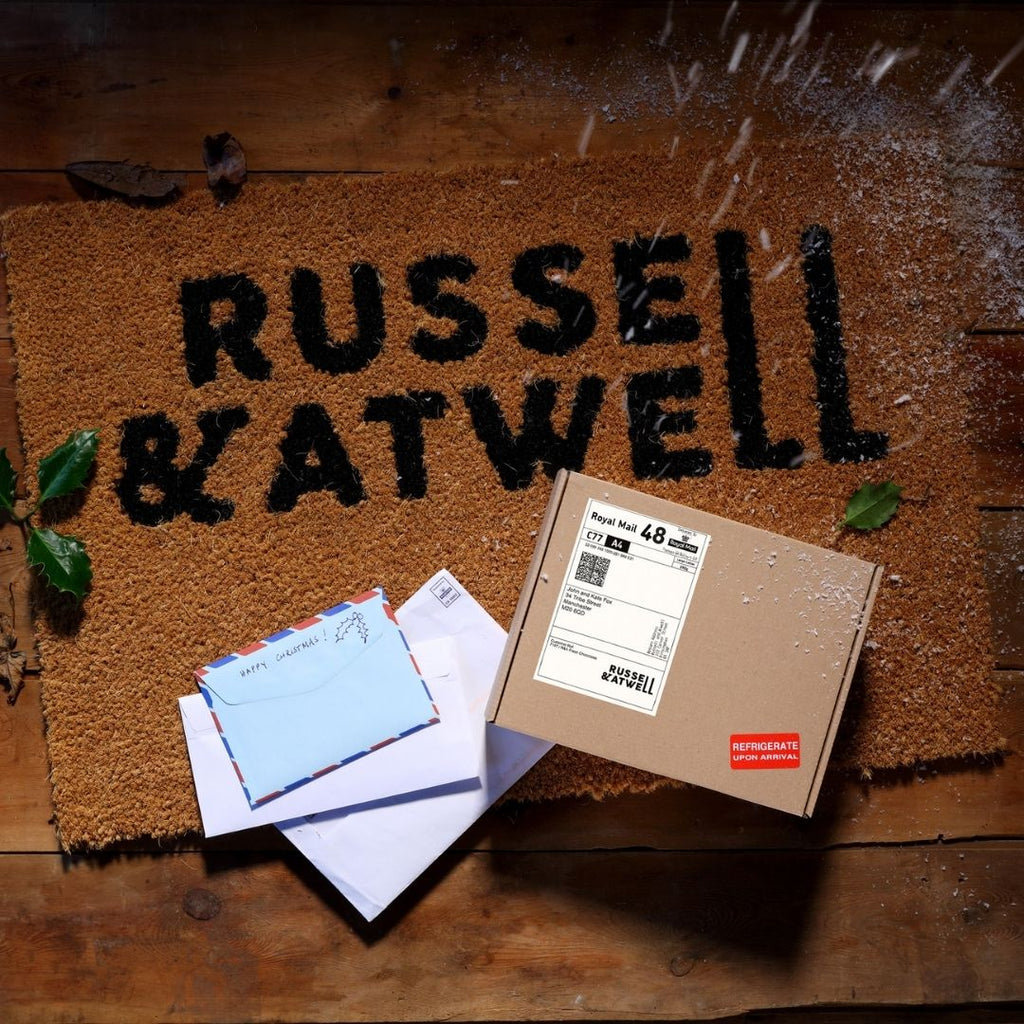 Festive Milk & Caramel Fresh Chocs and Socks - Russell and Atwell