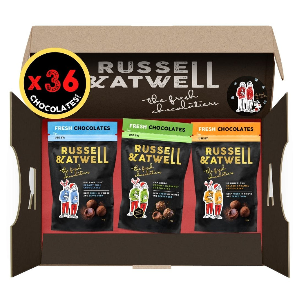 Festive Nutty Monty Triple-Pack - Russell and Atwell