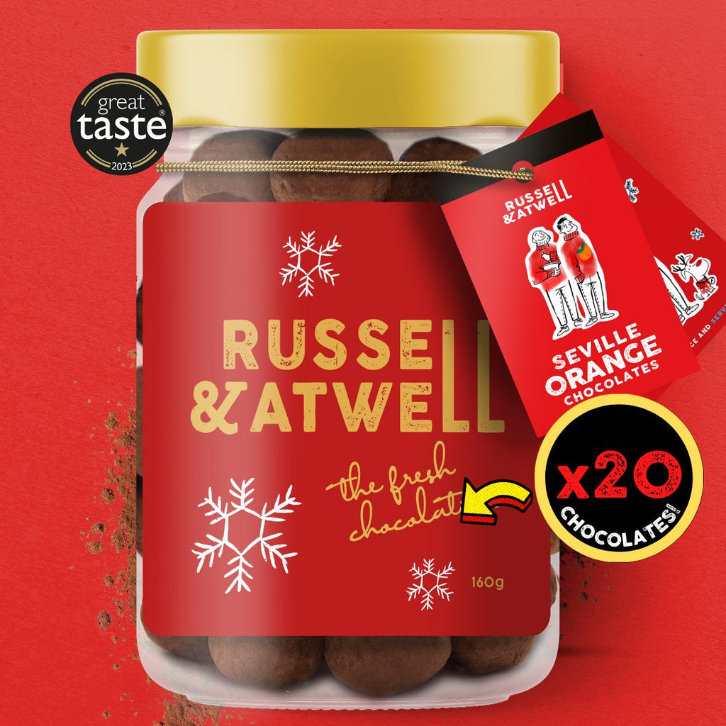 Festive Orange & Milk 2-Jar Box - Russell and Atwell