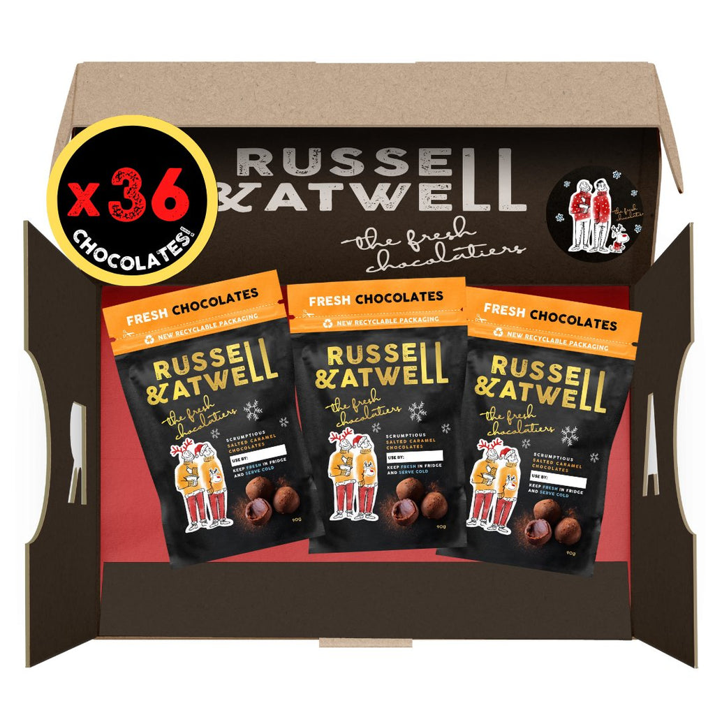 Festive Salted Caramel Triple-Pack - Russell and Atwell