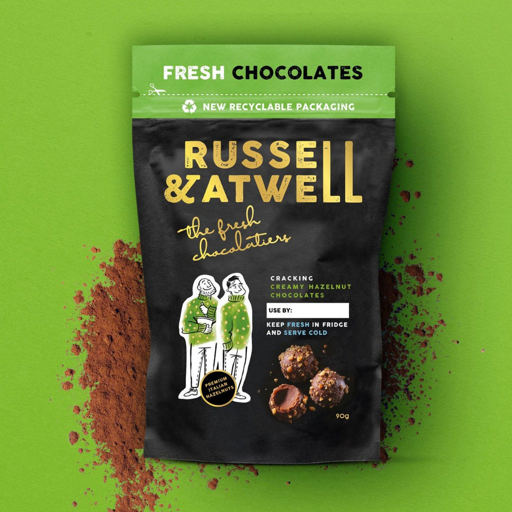 Honey Nut Monty Micro Batch Fresh-Chocolates - Russell and Atwell
