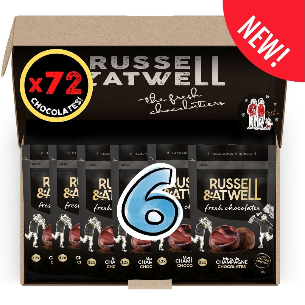 NEW Festive Santa-6 Pack Marc De Chamapagne - Russell and Atwell