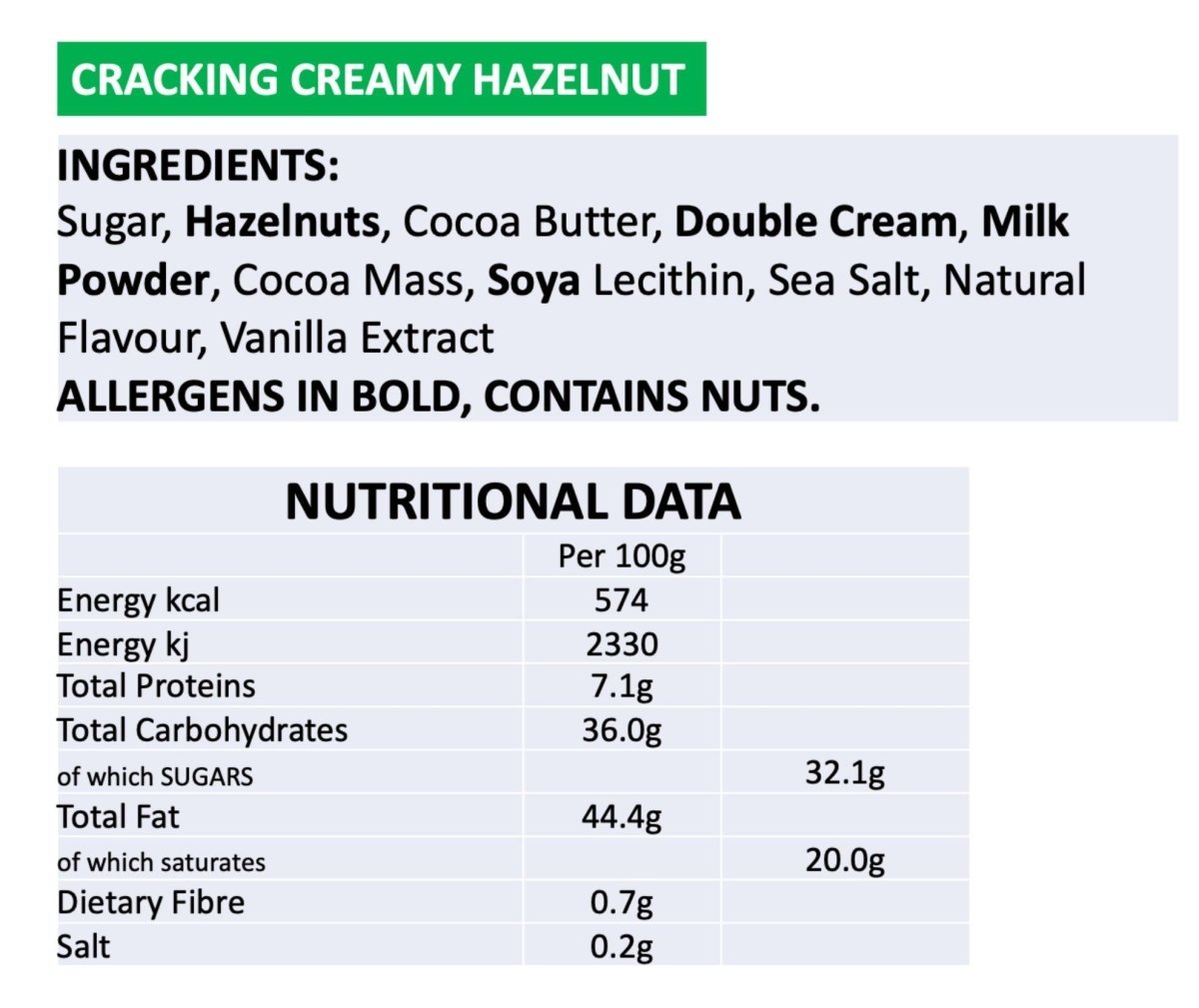 NEW Hazelnut & Milk Fresh Chocolate Eco-Jar Refill - Russell and Atwell