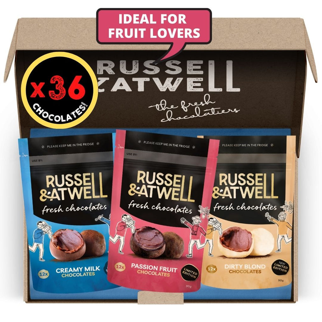 NEW Love Monty Fresh Chocolate 3-Pack - Russell and Atwell
