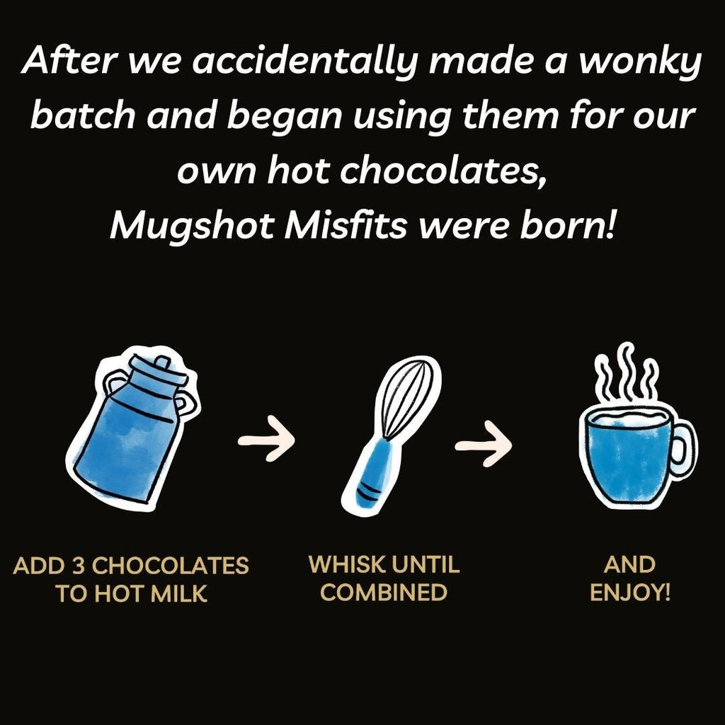 NEW Mugshot Misfits - Hot Chocolate Starter-Pack - Russell and Atwell