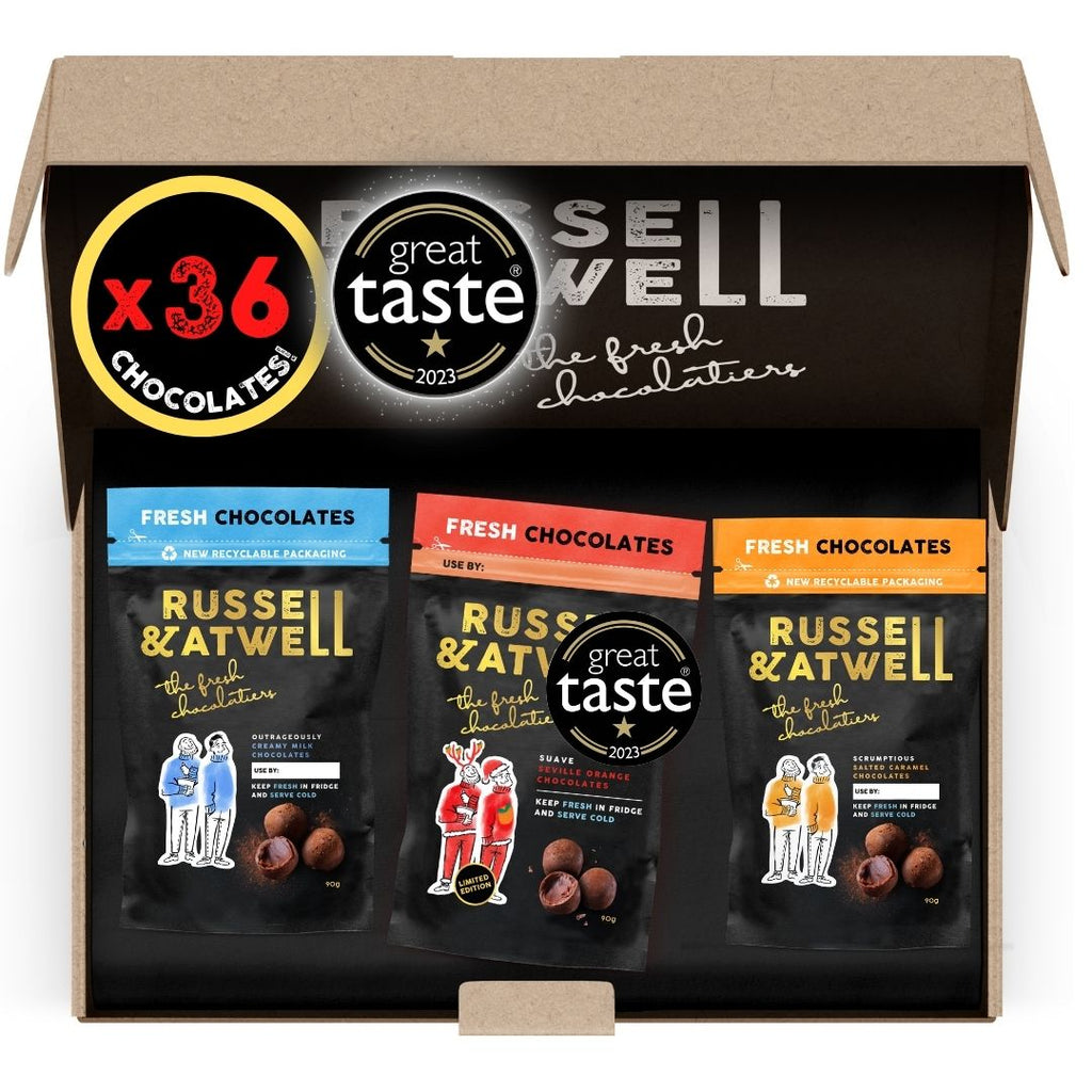 NEW Orange Monty Award Winning Ltd Edition Triple-Pack - Russell and Atwell