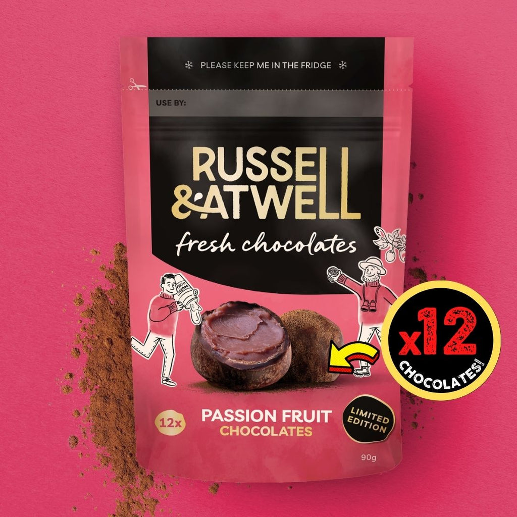 NEW Passion Fruit Fresh Chocolate Triple-Pack - Russell and Atwell